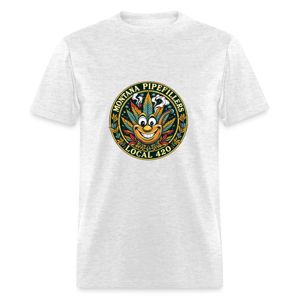 MONTANA PIPEFILLERS LOCAL 420 Men's T-Shirt - light heather gray