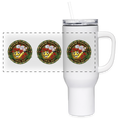WYOMING PIPEFILLERS LOCAL 420 40oz Stainless Steel Travel Tumbler - white