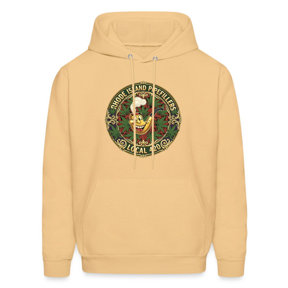 TEXAS PIPEFILLERS LOCAL 420 Men's Hoodie - light gold 