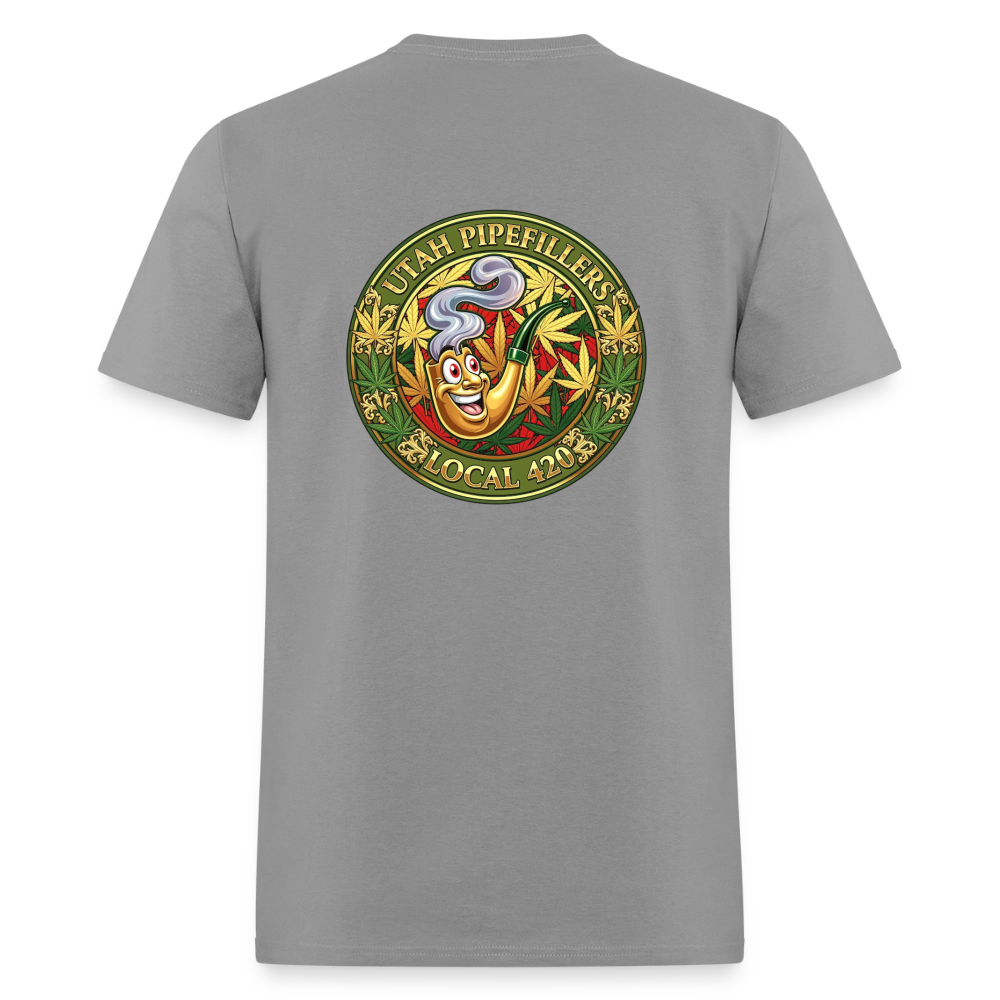 UTAH PIPEFILLERS LOCAL 420 F/B DESIGN Men's T-Shirt - rock