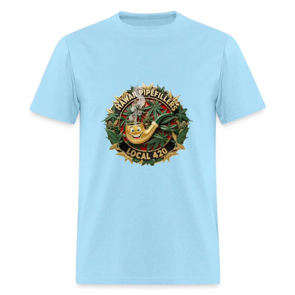 HAWAII PIPEFILLERS LOCAL 420 Men's T-Shirt - powder blue