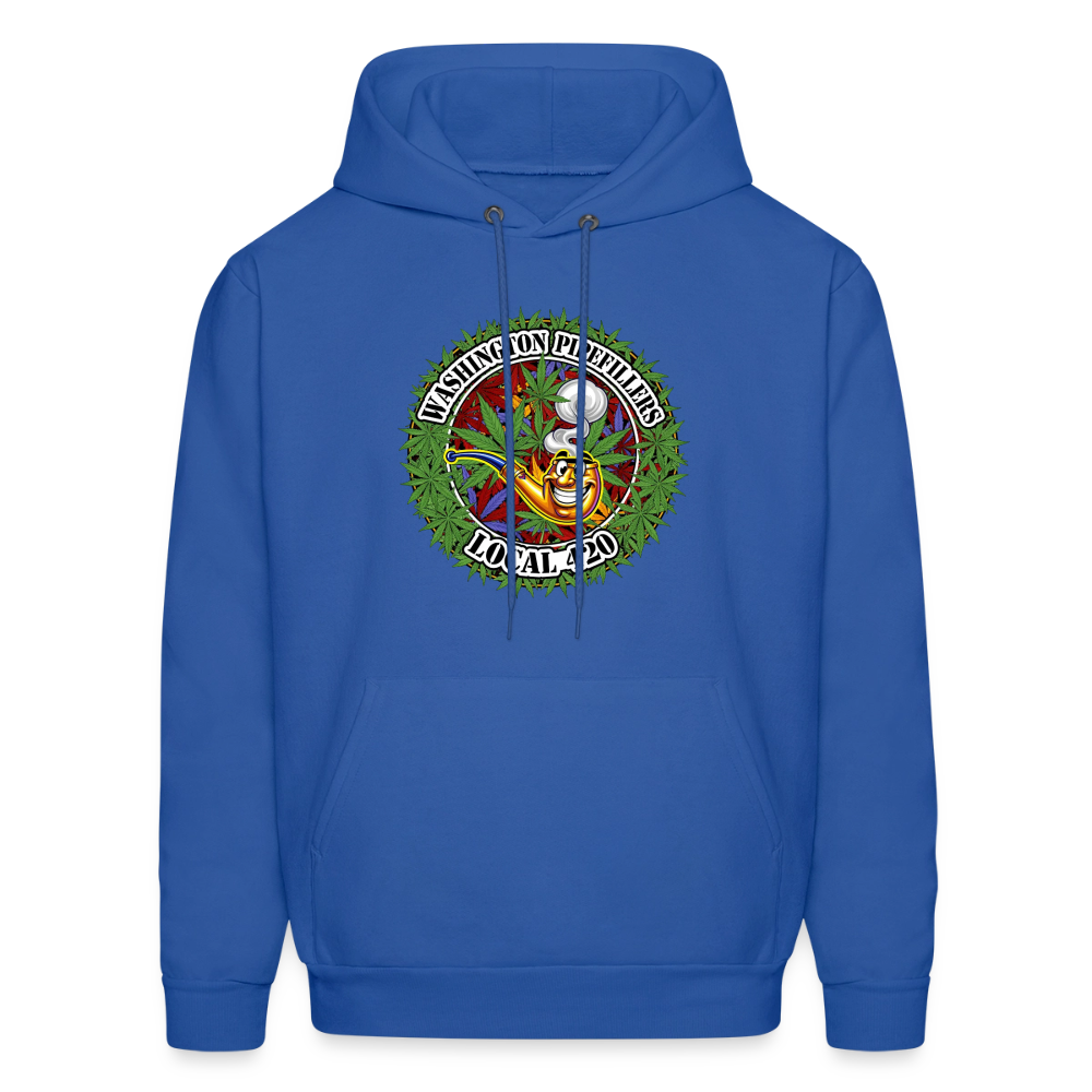 WASHINGTON PIPEFILLERS LOCAL 420 F/B DESIGN Men's Hoodie - royal blue