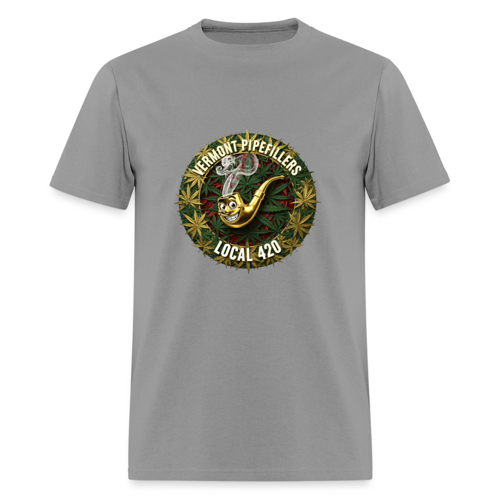 VERMONT PIPEFILLERS LOCAL 420 Men's T-Shirt - rock