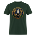 NEW YORK PIPEFILLERS LOCAL 420 F/B DESIGNS Men's T-Shirt - forest green