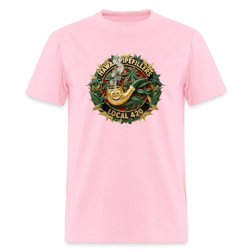HAWAII PIPEFILLERS LOCAL 420 F/B DESIGN Men's T-Shirt - pink