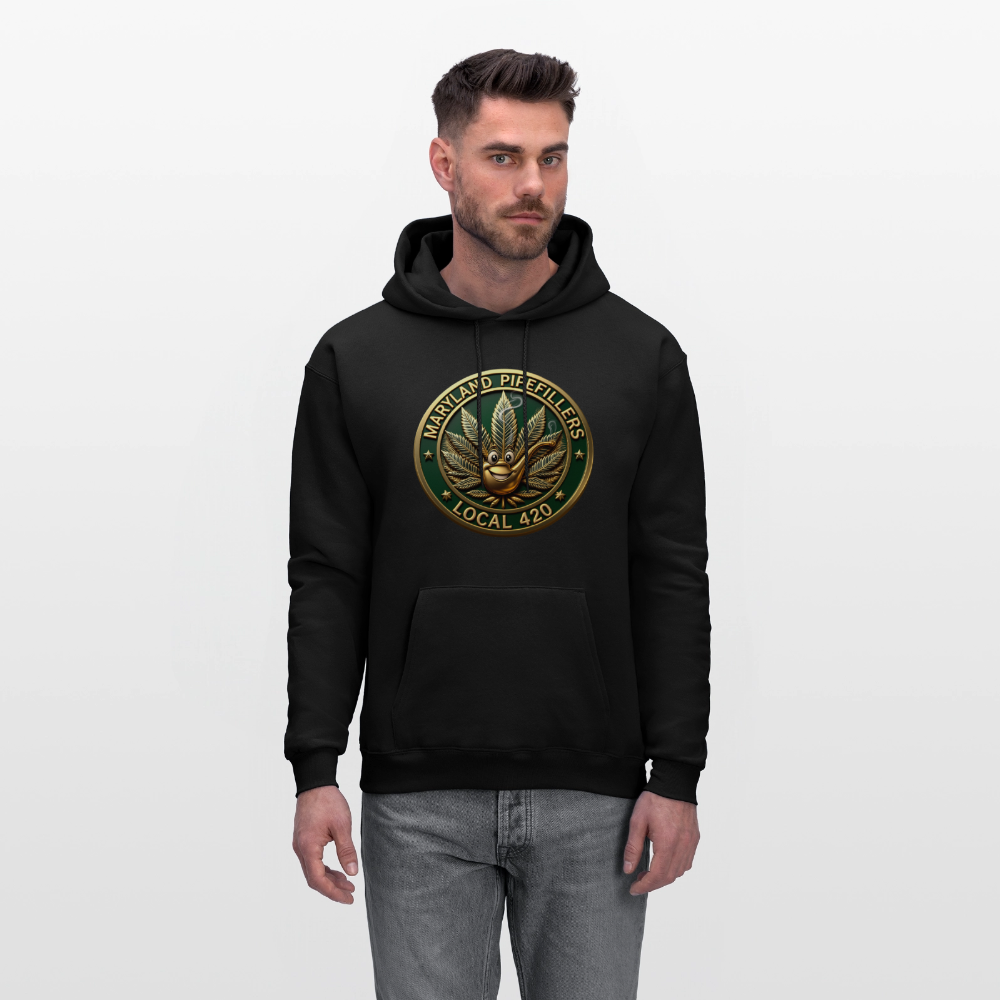 MARYLAND PIPEFILLERS LOCAL 420 Men's Hoodie - black