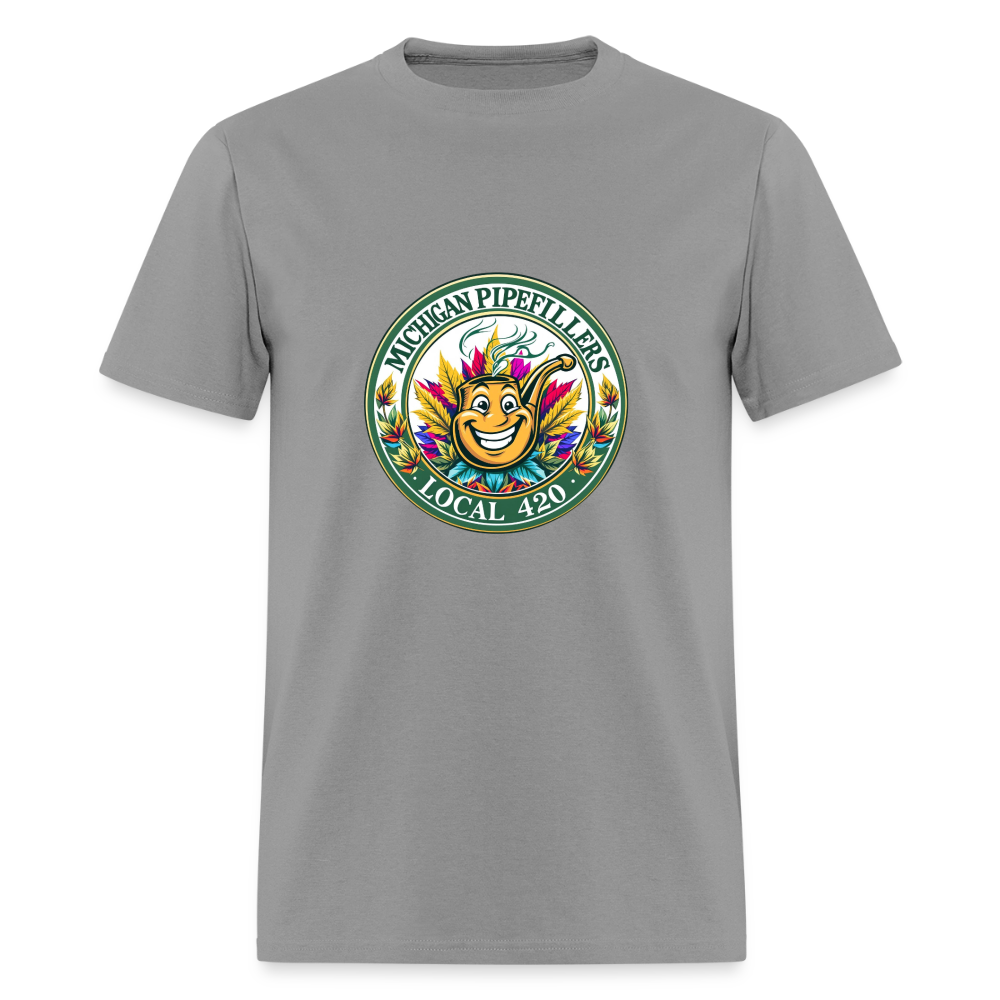 MICHIGAN PIPEFILLERS LOCAL 420 Men's T-Shirt - rock