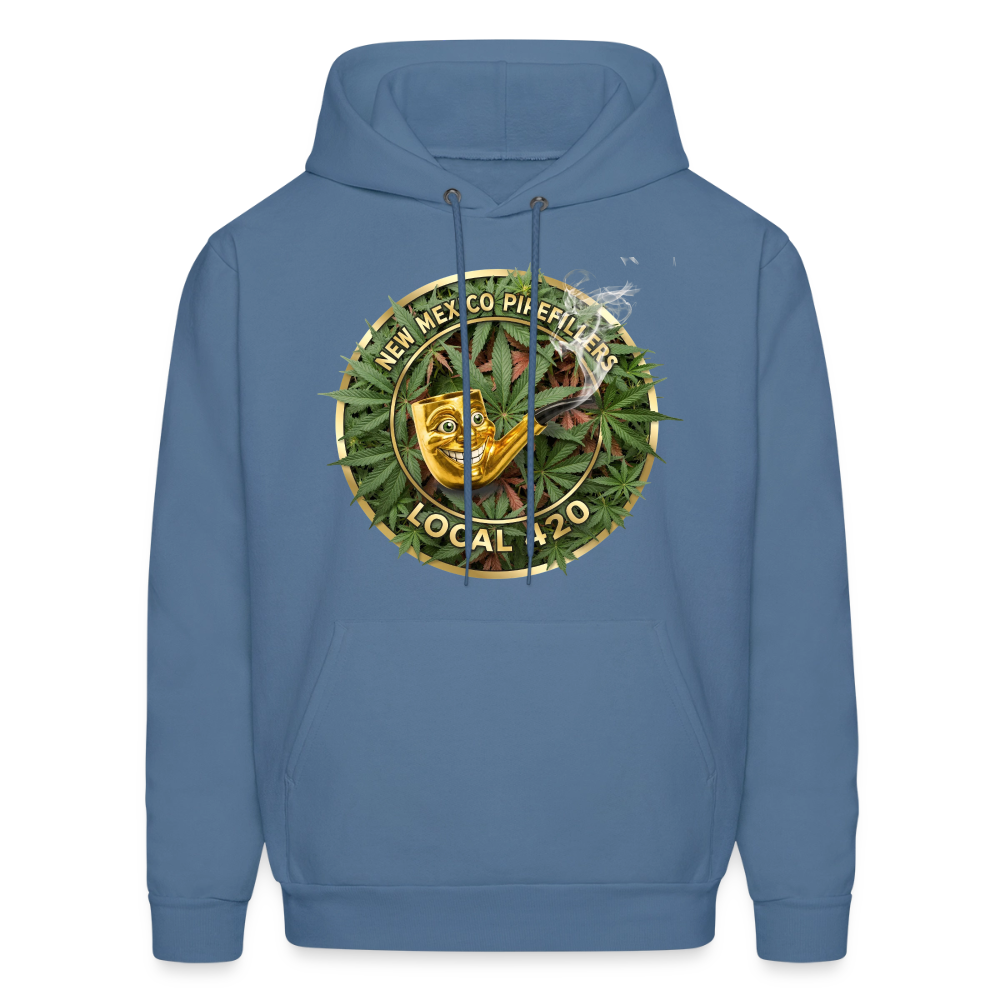 NEW MEXICO PIPEFILLERS LOCAL 420 Men's Hoodie - denim blue