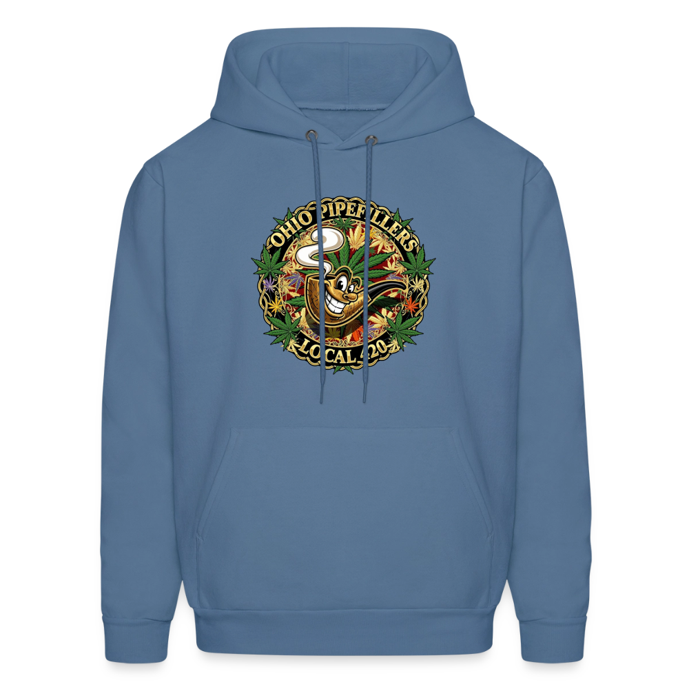 OHIO PIPEFILLERS LOCAL 420 Men's Hoodie - denim blue