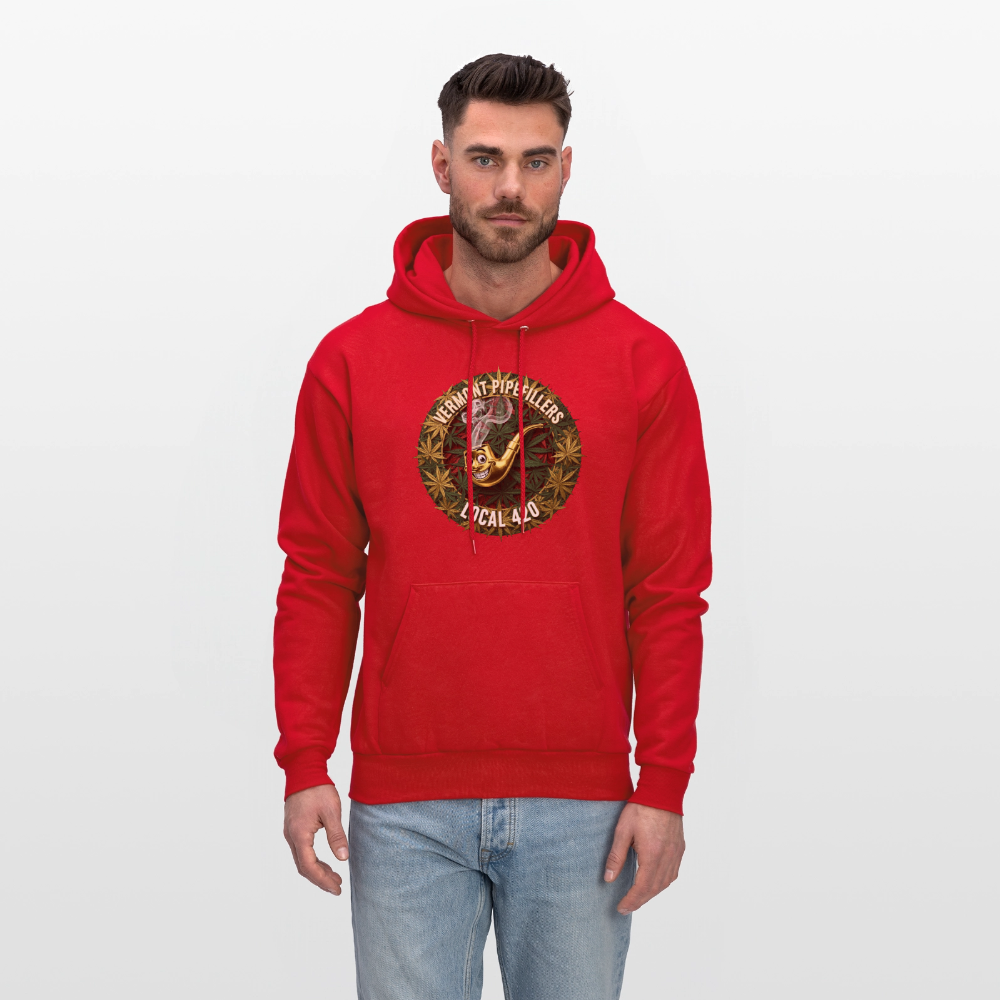 VERMONT PIPEFILLERS LOCAL 420 Men's Hoodie - red