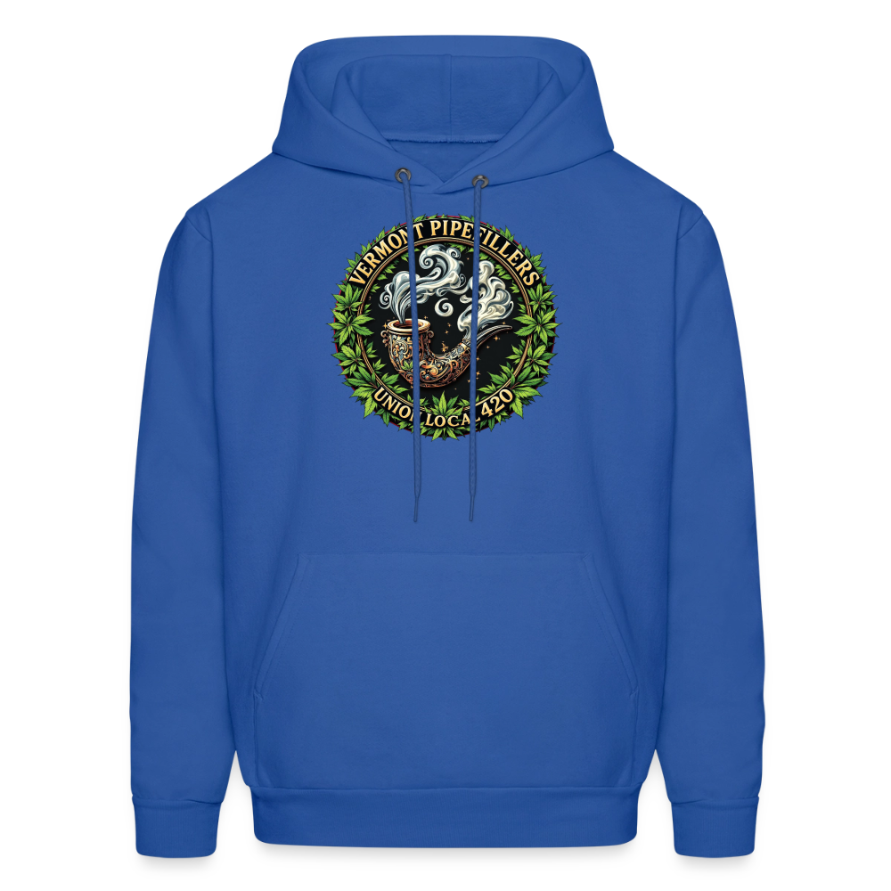 VERMONT PIPEFILLERS LOCAL 420 Men's Hoodie - royal blue