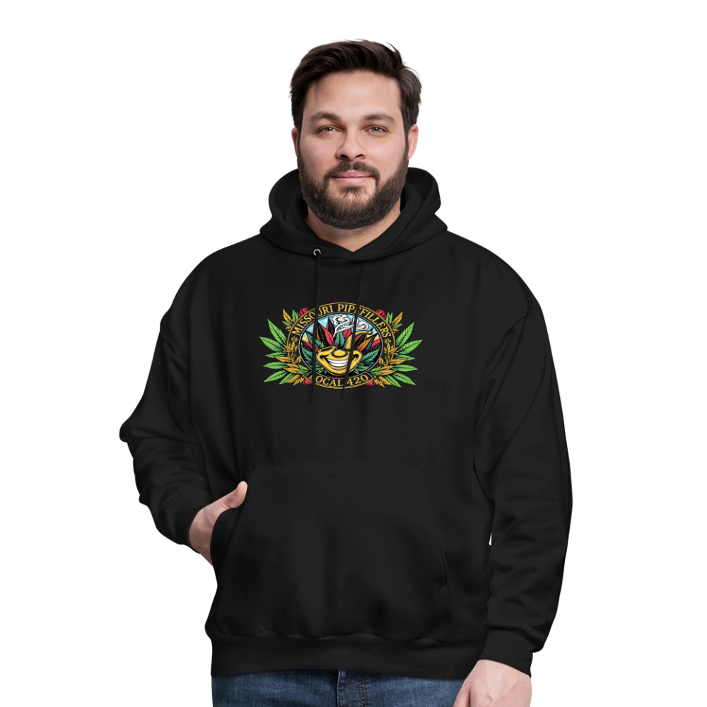MISSOURI PIPEFILLERS LOCAL 420  F/B DESIGNS Men's Hoodie - black