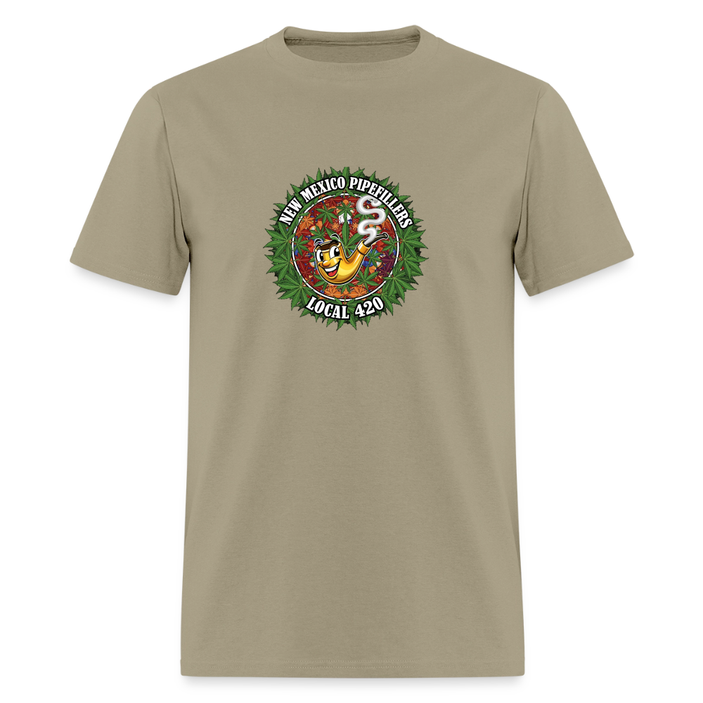 NEW MEXICO PIPEFILLERS LOCAL 420 MEN'S T-Shirt - khaki