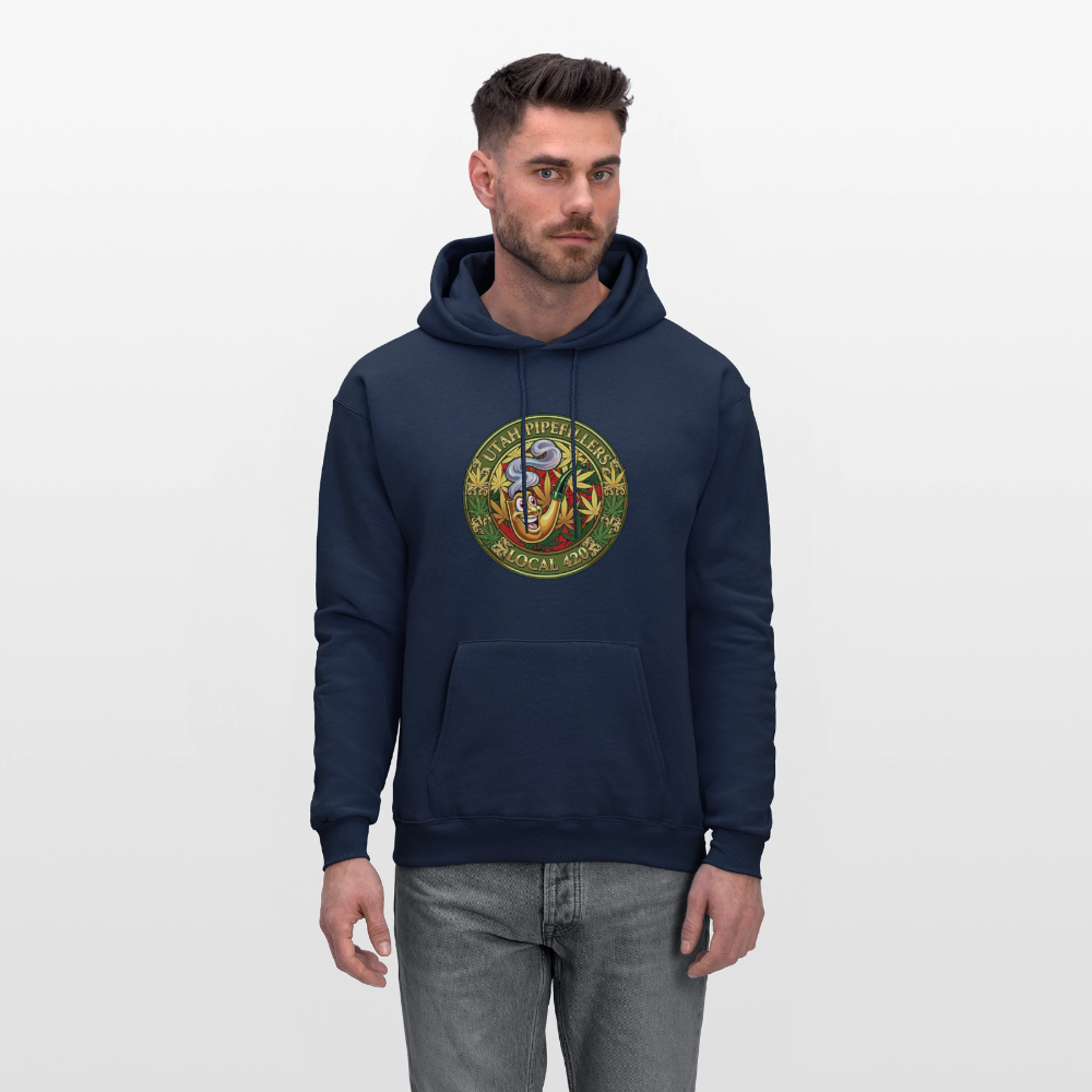 UTAH PIPEFILLERS LOCAL 420 F/B DESIGN Men's Hoodie - navy