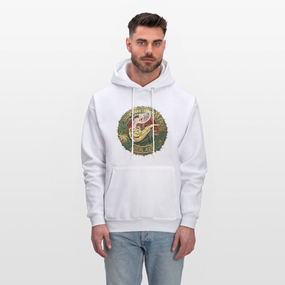 SOUTH DAKOTA PIPEFILLERS LOCAL 420 Men's  Hoodie - white