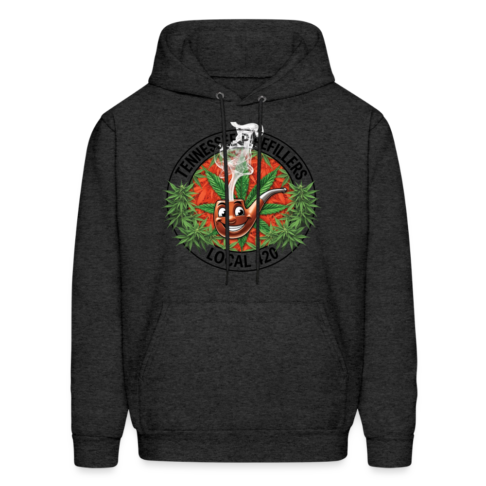 TENNESSEE PIPEFILLERS LOCAL 420 Men's Hoodie - charcoal grey
