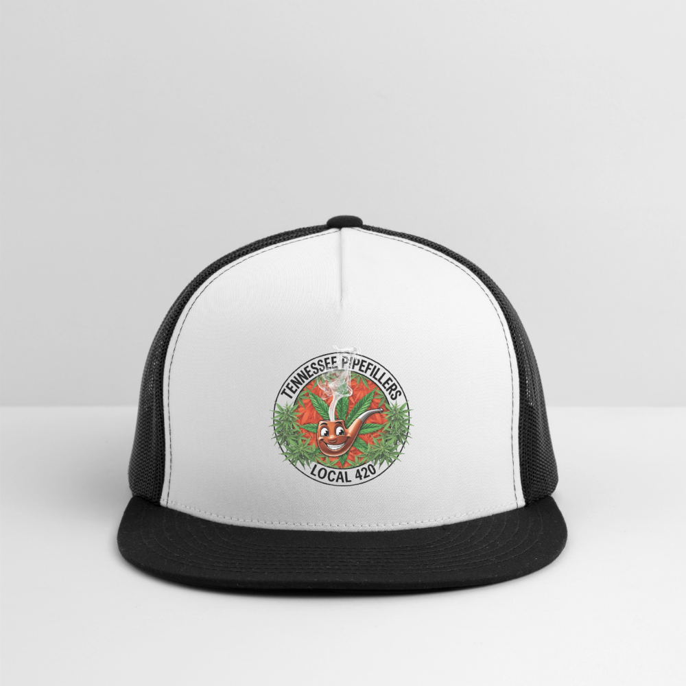 TENNESSEE PIPEFILLERS LOCAL 420 Trucker Hat - white/black