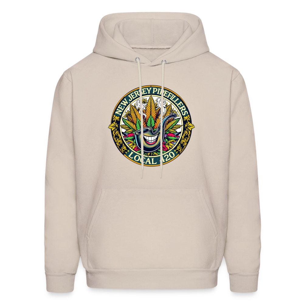 NEW JERSEY PIPEFILLERS LOCAL 420 Men's Hoodie - Sand
