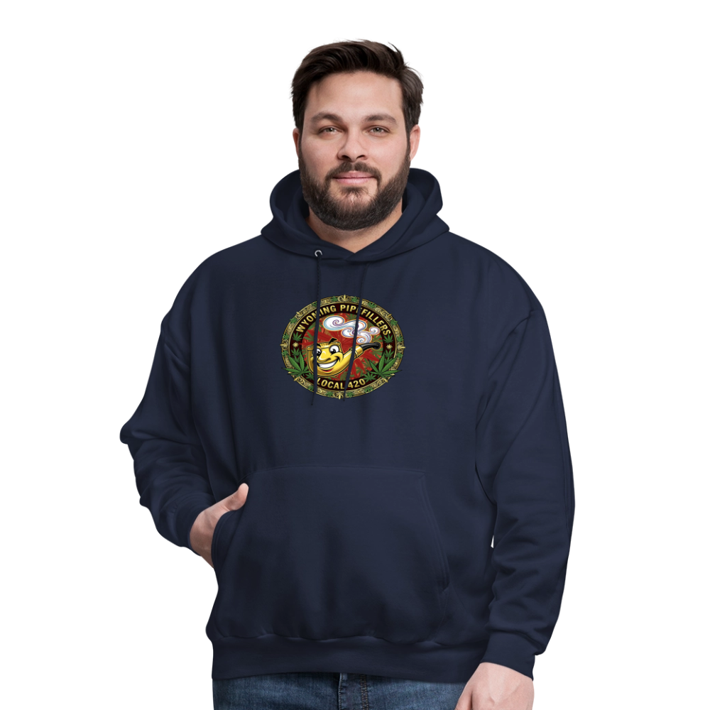 WYOMING PIPEFILLERS LOCAL 420 F/B DESIGN Men's Hoodie - navy
