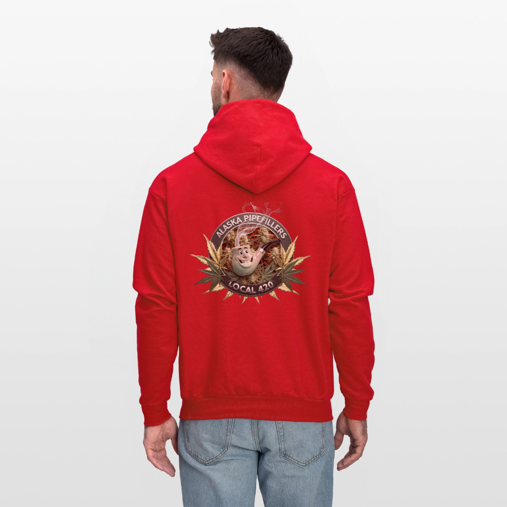 ALASKA  PIPEFILLERS LOCAL 420 F/B DESIGN Men's Hoodie - red