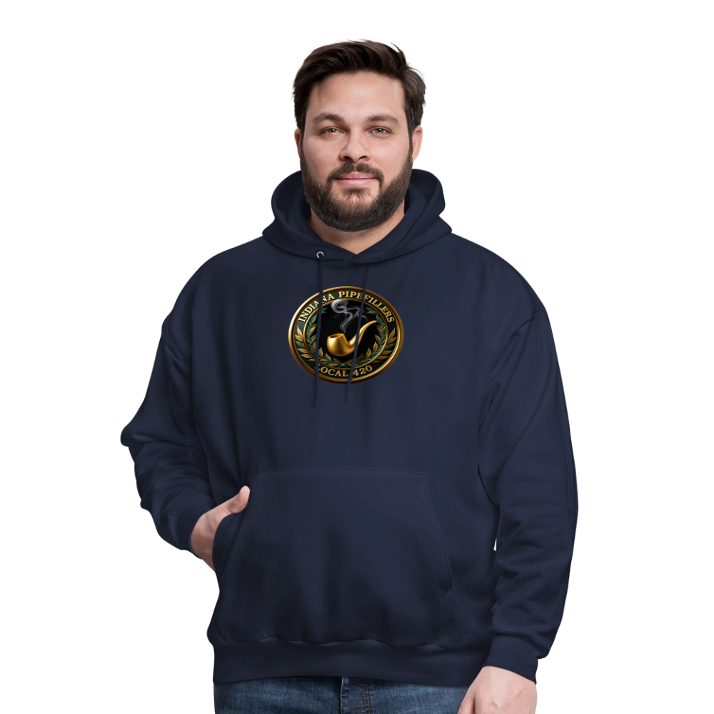 INDIANA PIPEFILLERS LOCAL 420 F/B DESIGN Men's Hoodie - navy