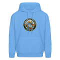 NEW HEMPSHIRE PIPEFILLERS LOCAL 420 2 EMBLEM Men's Hoodie - carolina blue