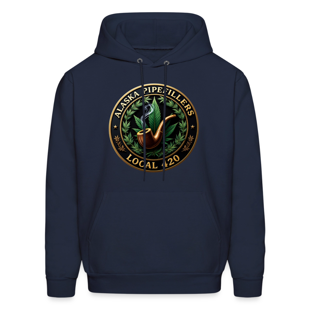 ALASKA PIPEFILLERS LOCAL 420 Men's Hoodie - navy