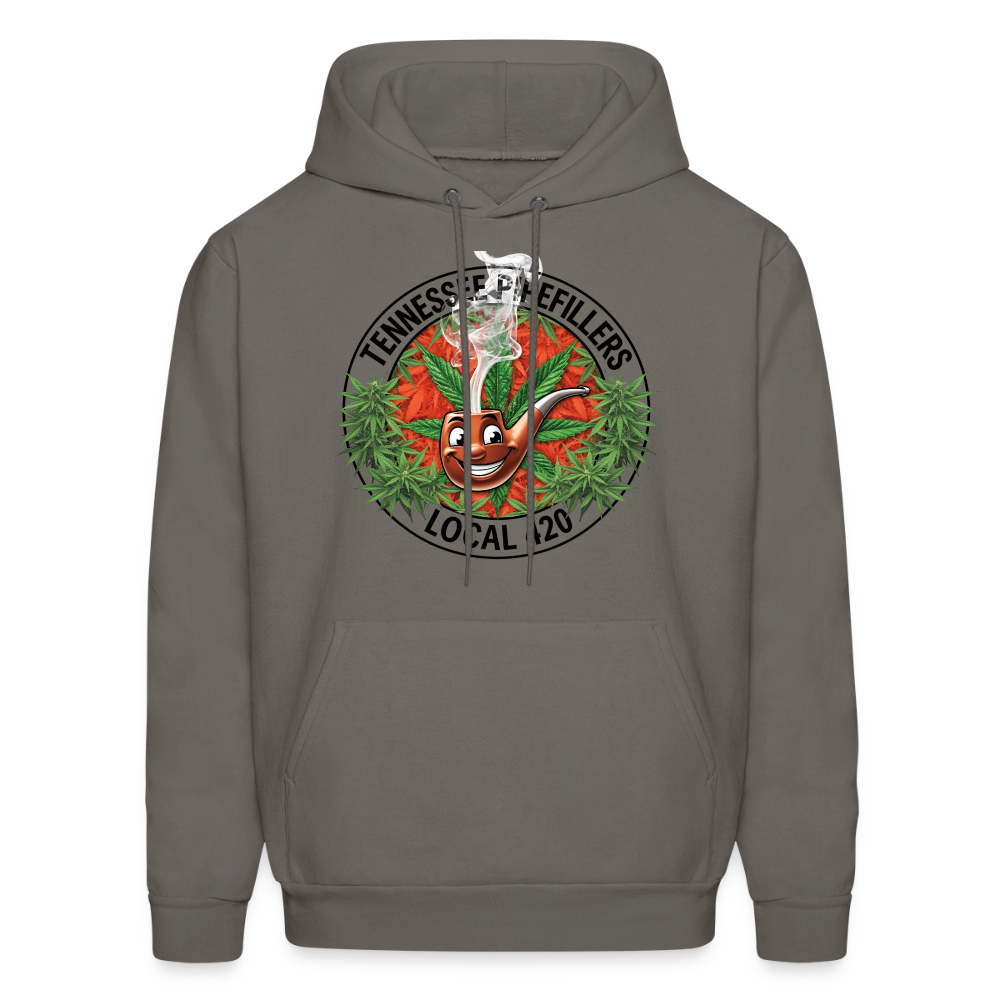 TENNESSEE PIPEFILLERS LOCAL 420 Men's Hoodie - asphalt gray