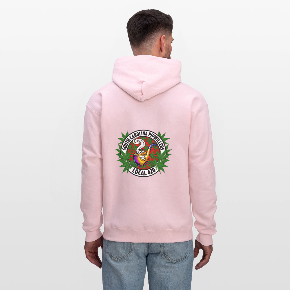 SOUTH CAROLINA PIPEFILLERS LOCAL 420 F/B DESIGN Men's Hoodie - pale pink