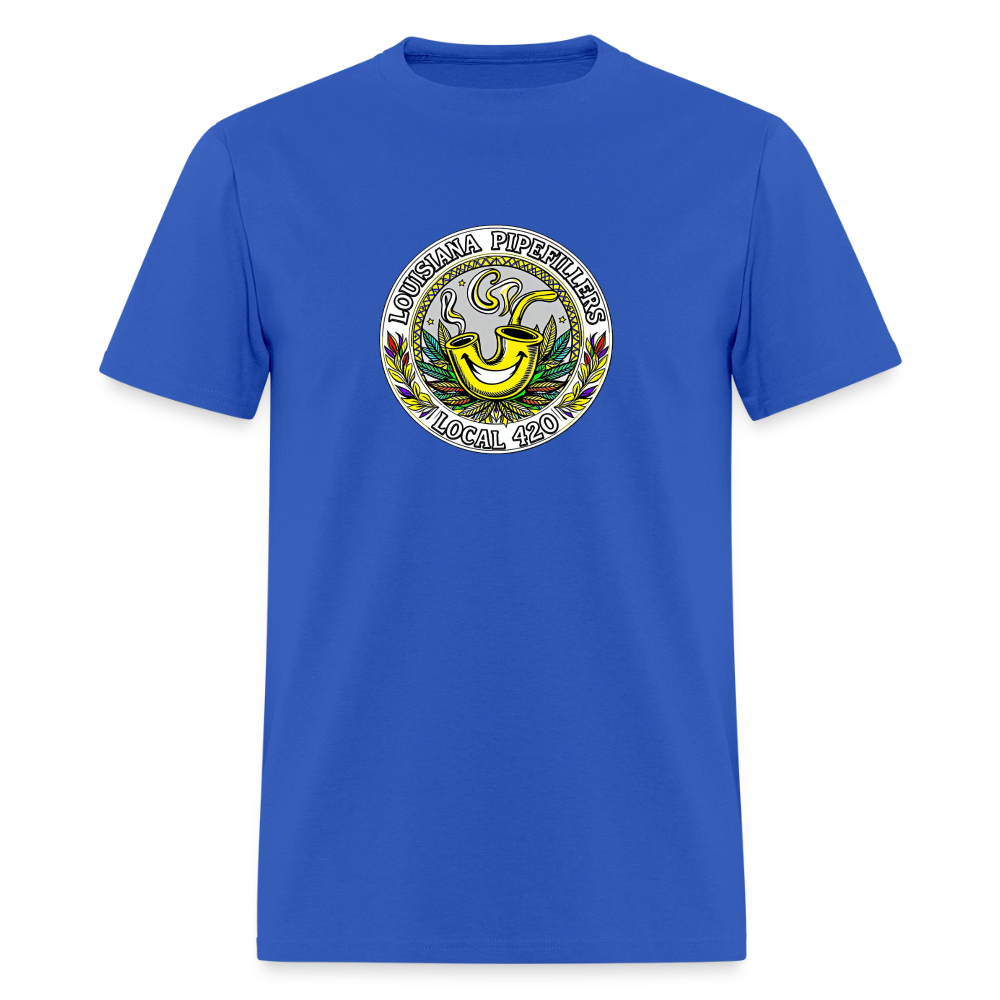LOUISIANA PIPEFILLERS LOCAL 420 Men's T-Shirt - royal blue