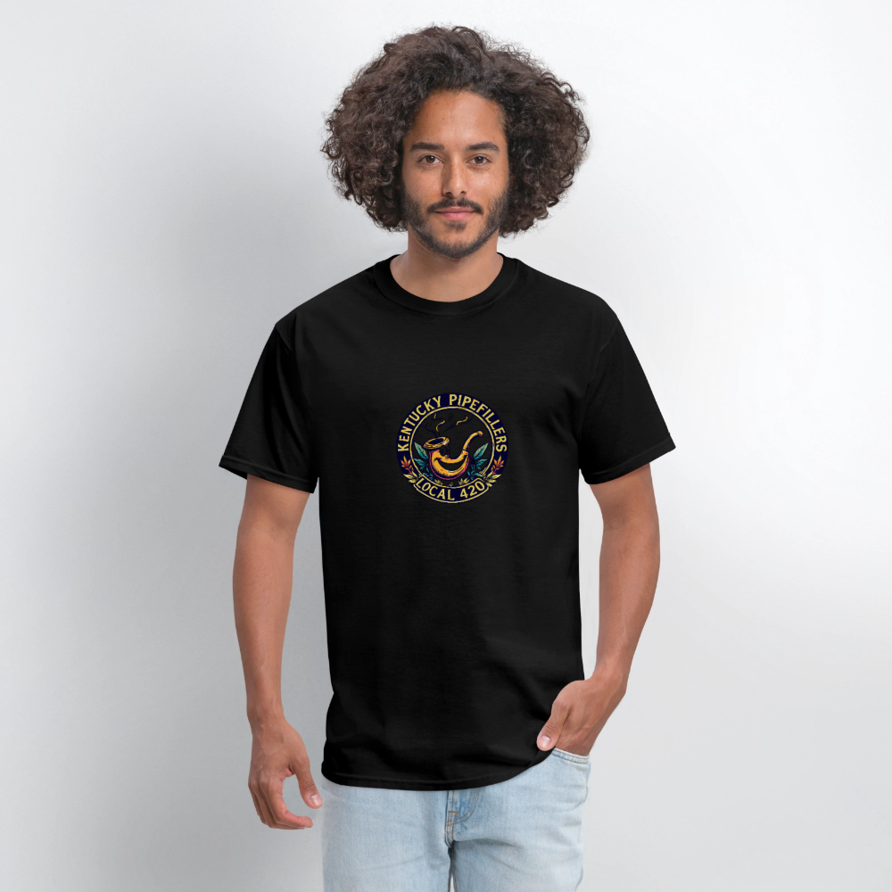 KENTUCKY PIPEFILLERS LOCAL 420 Men's T-Shirt - black