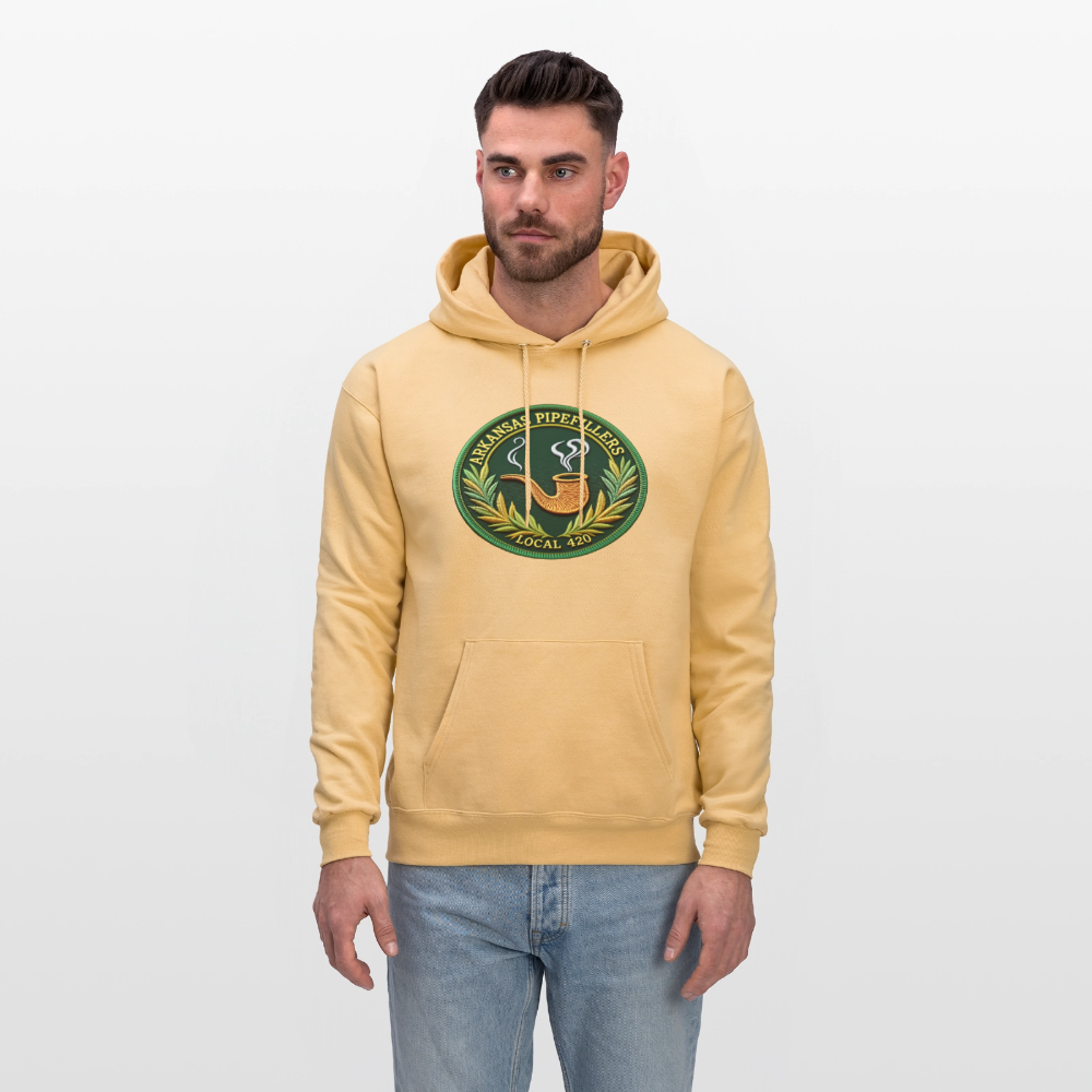 ARKANSAS PIPEFILLERS LOCAL 420  Men's T-Shirt - light gold 