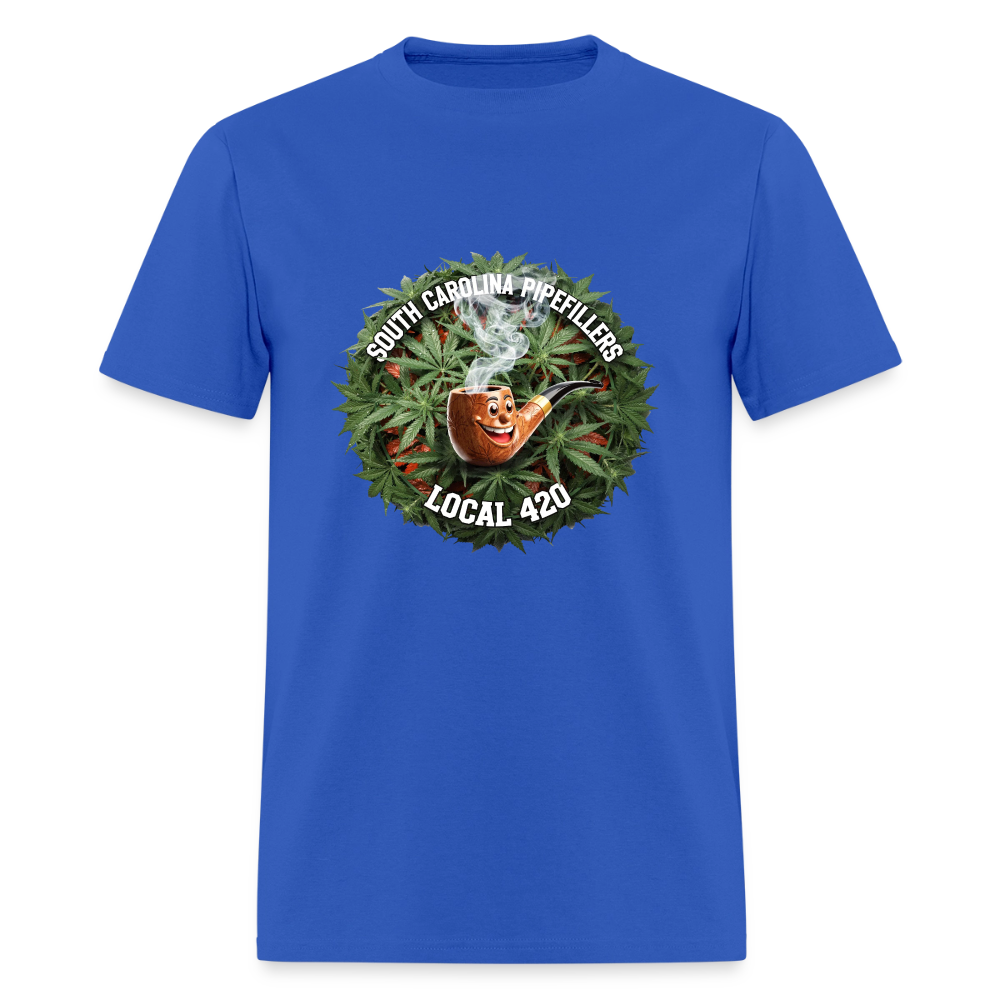 SOUTH CAROLINA PIPEFILLERS LOCAL 420 Men's T-Shirt - royal blue