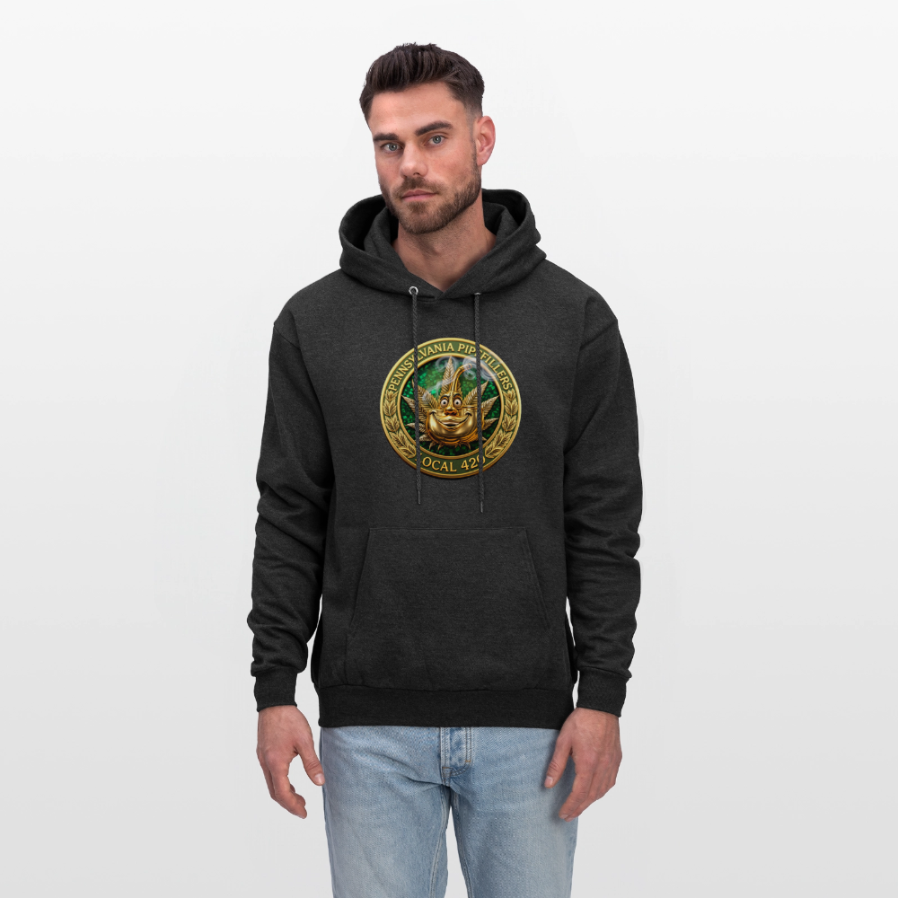 PENNSYLVANIA  PIPEFILLERS LOCAL 420 Men's Hoodie - charcoal grey
