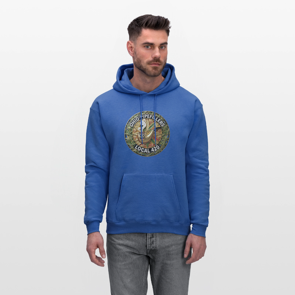 OHIO PIPEFILLERS LOCAL 420  Men's Hoodie - royal blue