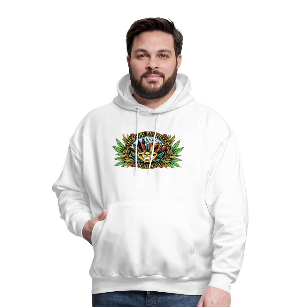 MISSOURI PIPEFILLERS LOCAL 420  F/B DESIGNS Men's Hoodie - white