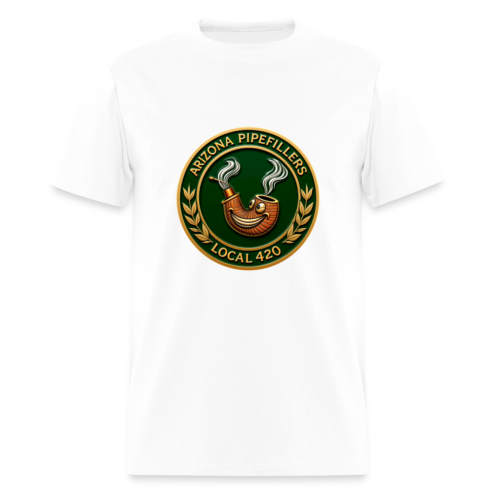 ARIZONIA PIPEFILLERS LOCAL 420 F/B DESIGN Men's T-Shirt - white