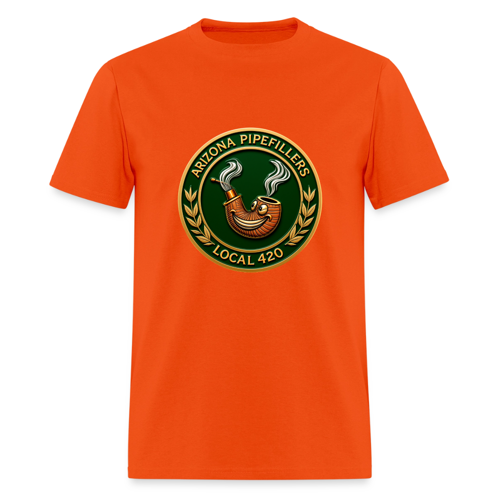 ARIZONIA PIPEFILLERS LOCAL 420 F/B DESIGN Men's T-Shirt - orange