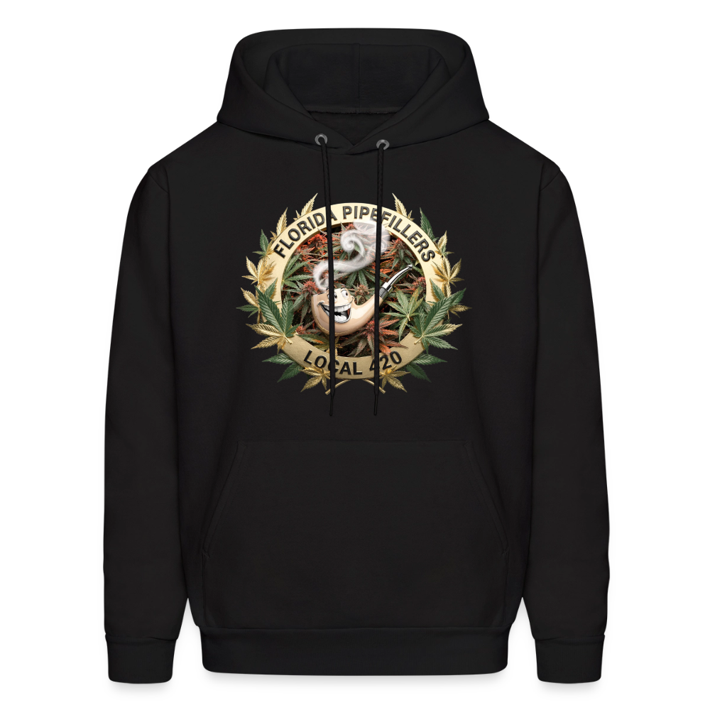 FLORIDA PIPEFILLERS LOCAL 420 Men's Hoodie - black