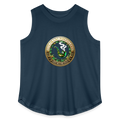 COLORADO PIPEFILLERS LOCAL 420 Women's Curvy Relaxed Tank Top - denim