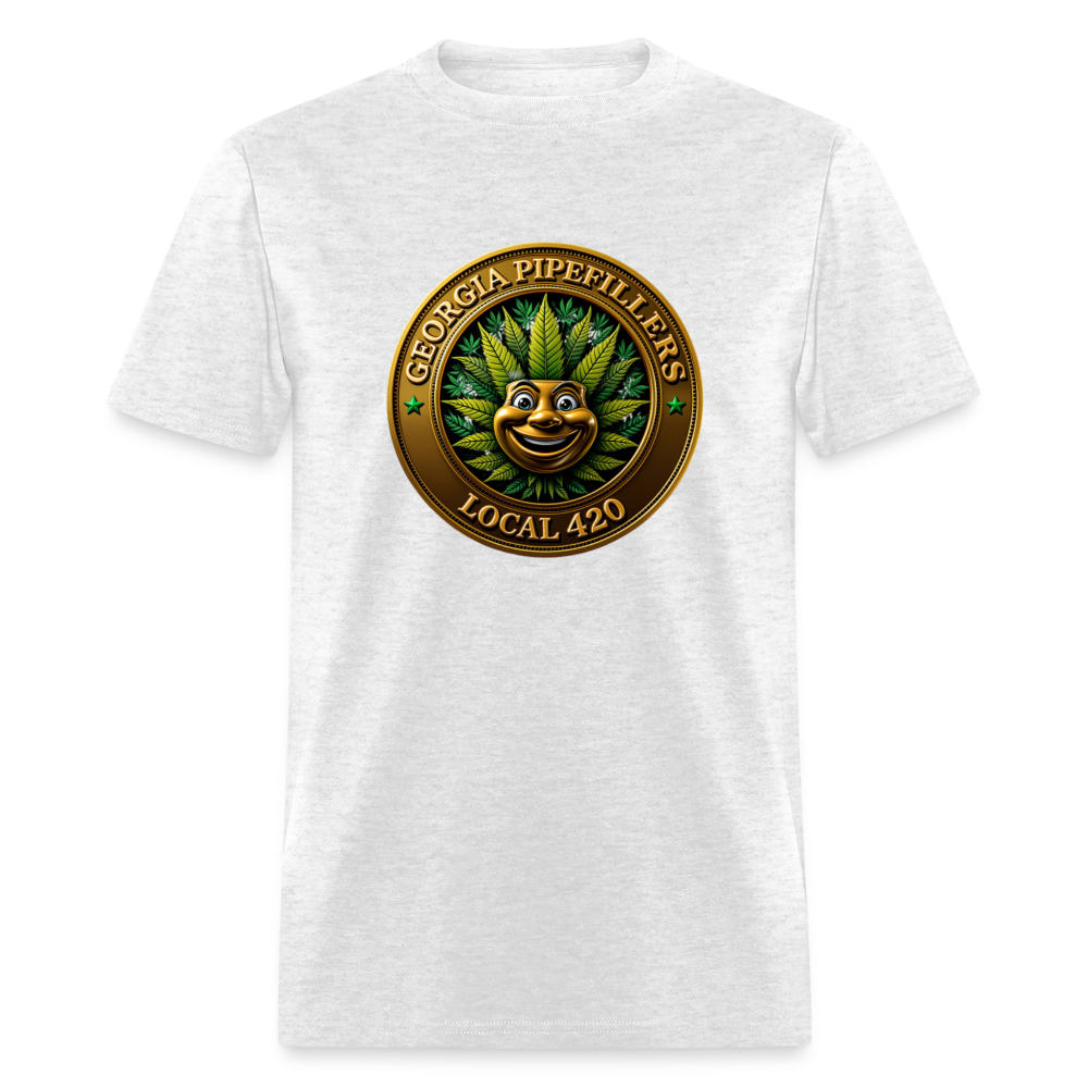 GEORGIA PIPEFILLERS LOCAL 420 Men's T-Shirt - light heather gray