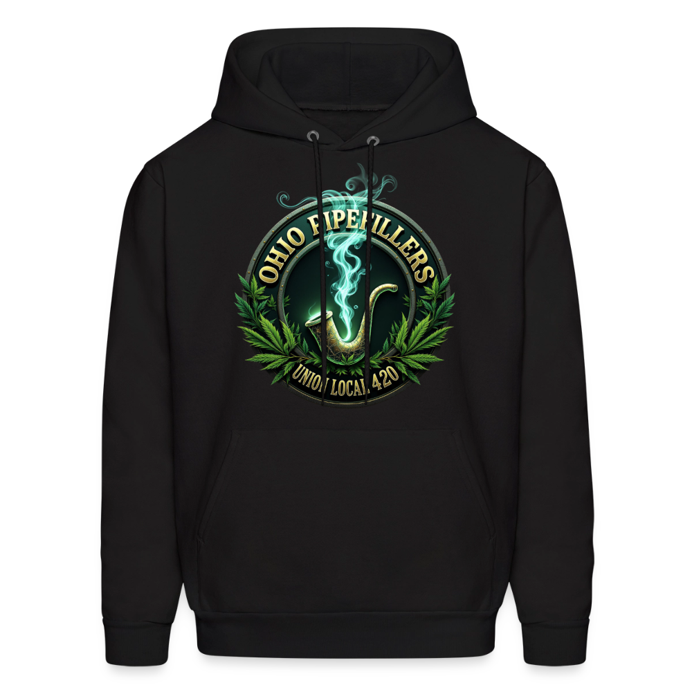 OHIO PIPEFILLERS UNION LOCAL 420 Men's Hoodie - black