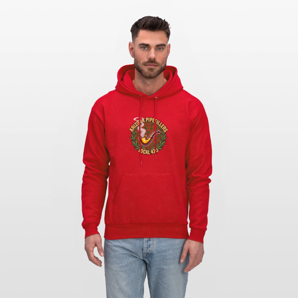 ARIZONA PIPEFILLERS LOCAL 420 F/B DESIGN Men's Hoodie - red