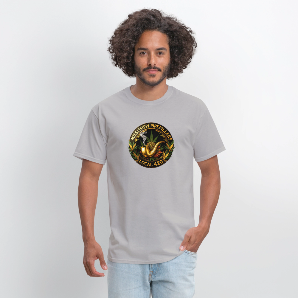 MISSISSIPPI PIPEFILLERS LOCAL 420 Men's T-Shirt - rock