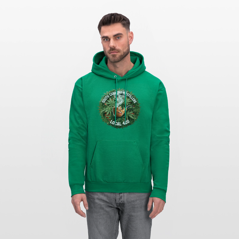 SOUTH CAROLINA PIPEFILLERS LOCAL 420 F/B DESIGN Men's Hoodie - kelly green