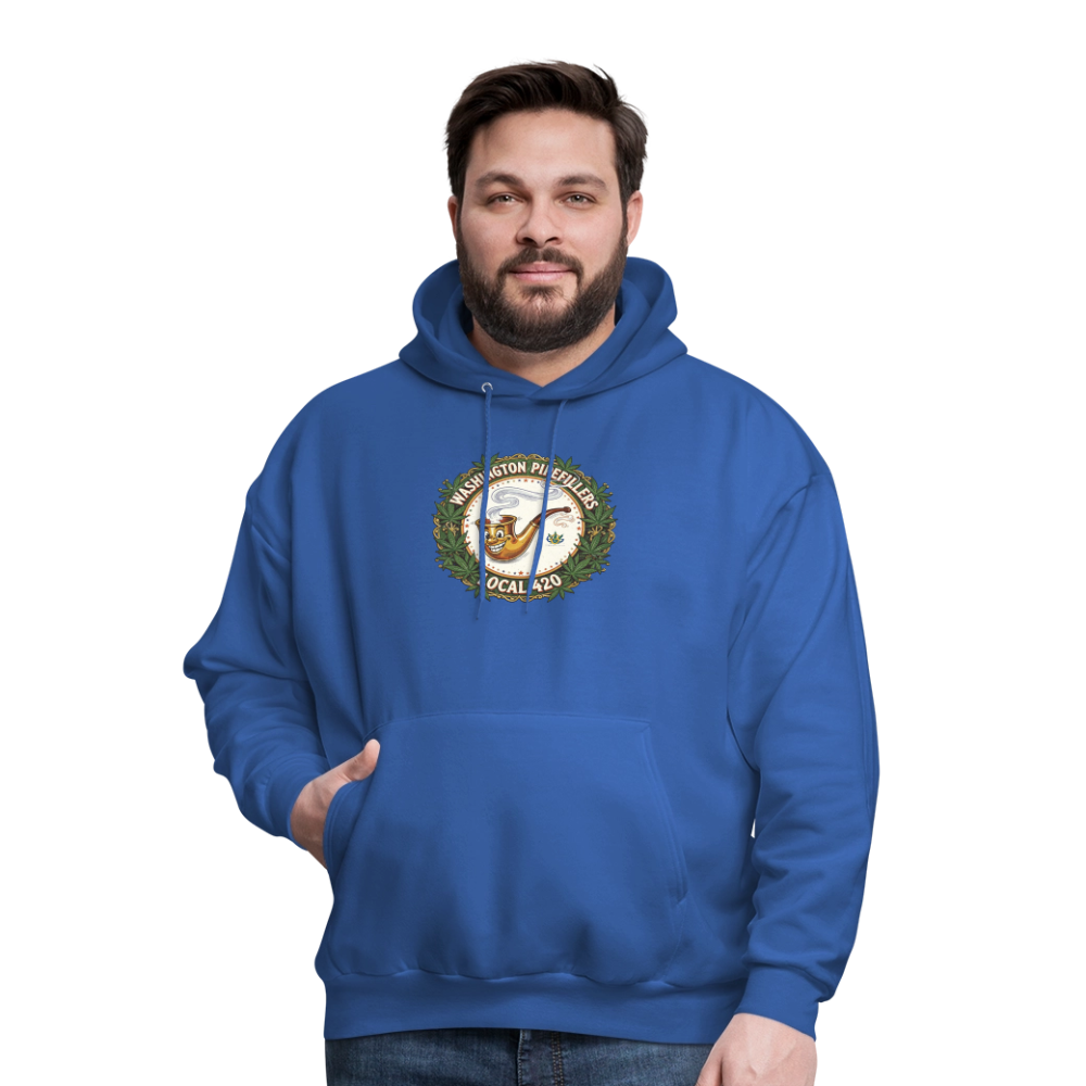 WASHINGTON PIPEFILLERS LOCAL 420 Men's Hoodie - royal blue