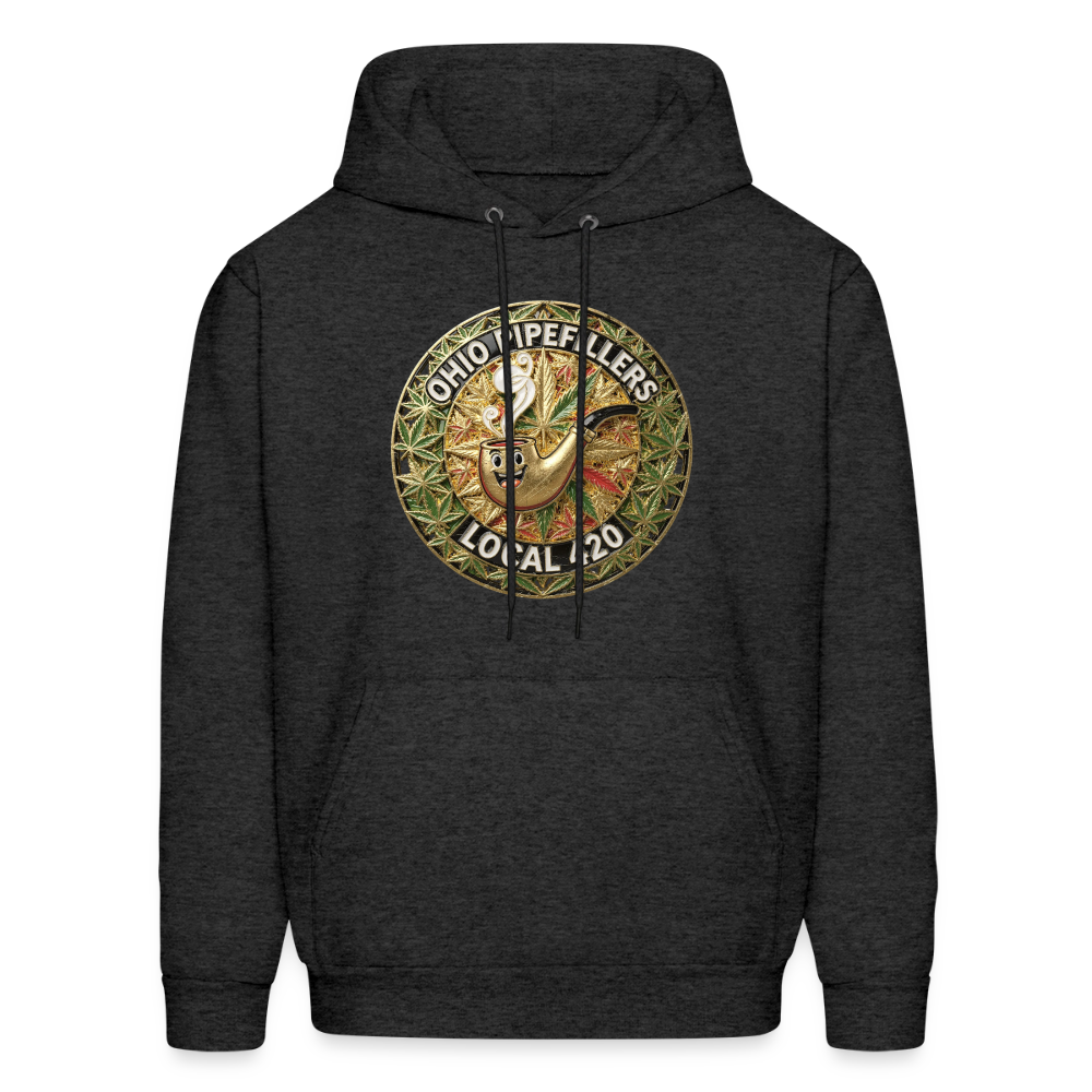 OHIO PIPEFILLERS LOCAL 420  F/B DESIGNS Men's Hoodie - charcoal grey