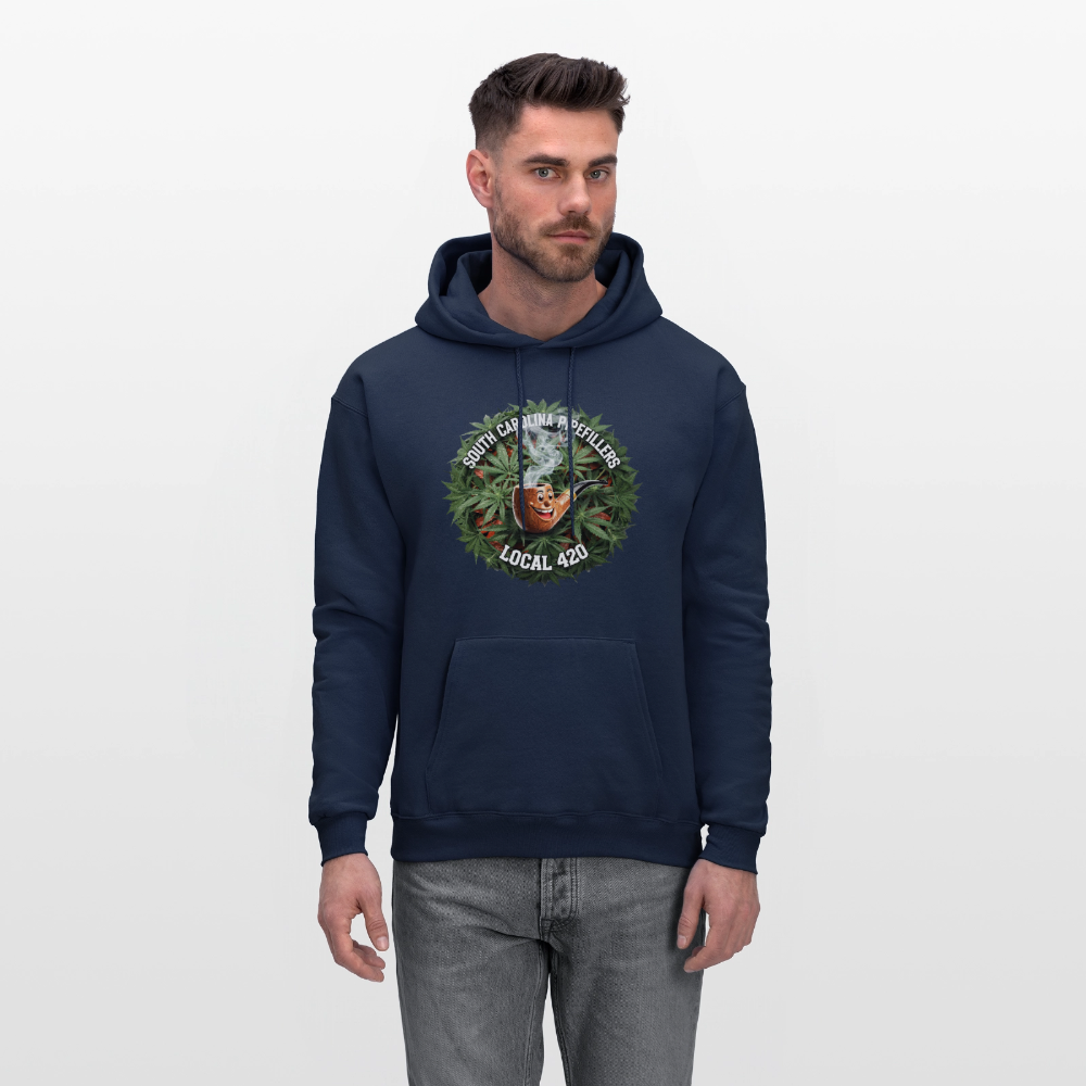 SOUTH CAROLINA PIPEFILLERS LOCAL 420 F/B DESIGN Men's Hoodie - navy