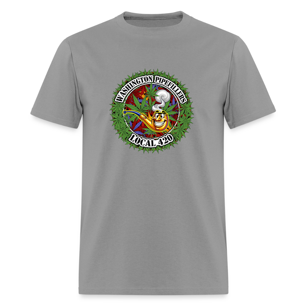 WASHINGTON PIPEFILLERS LOCAL 420 F/B DESIGN Men's T-Shirt - rock
