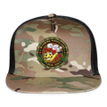 WYOMING PIPEFILLERS LOCAL 420 CAMO Trucker Hat - MultiCam\black